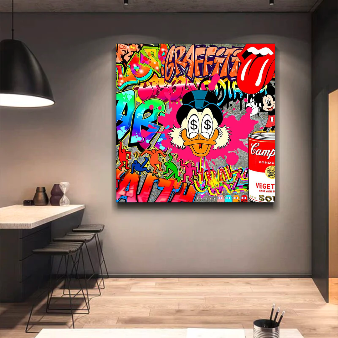 ChandeliersDecor.com-Scrooge McDuck Wall Art-Scrooge McDuck Poster: iconic design for Disney fans