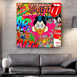 ChandeliersDecor.com-Scrooge McDuck Wall Art-Scrooge McDuck Poster: iconic design for Disney fans