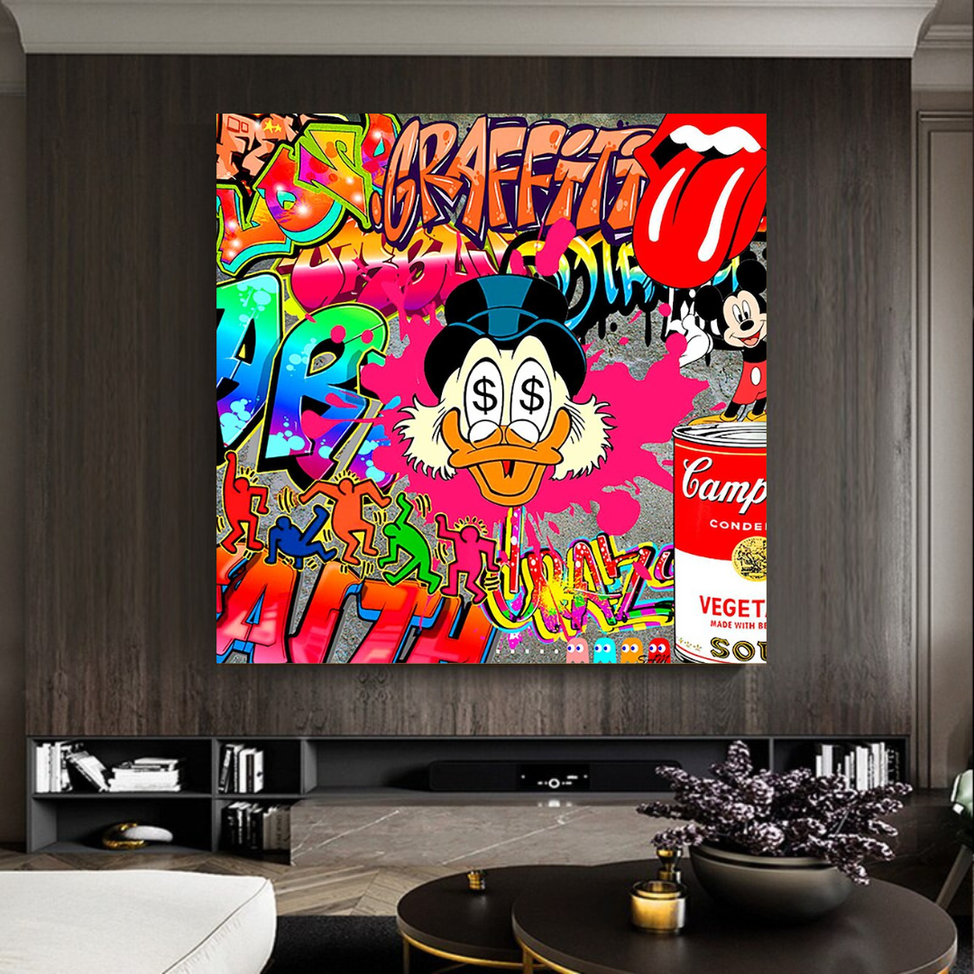 ChandeliersDecor.com-Scrooge McDuck Wall Art-Scrooge McDuck Poster: iconic design for Disney fans