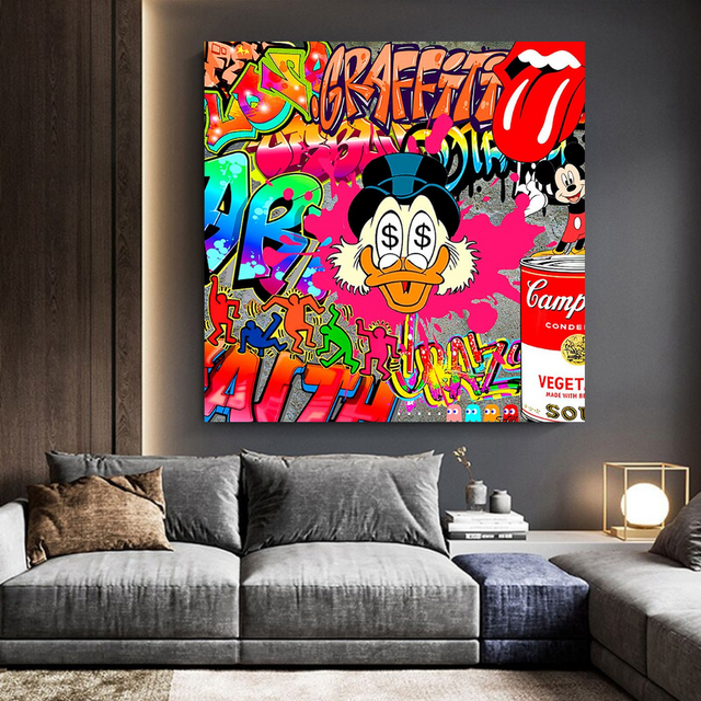 ChandeliersDecor.com-Scrooge McDuck Wall Art-Scrooge McDuck Poster: iconic design for Disney fans