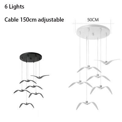 Seagulls Pendant Light: Unique Lighting Fixture-ChandeliersDecor.com
