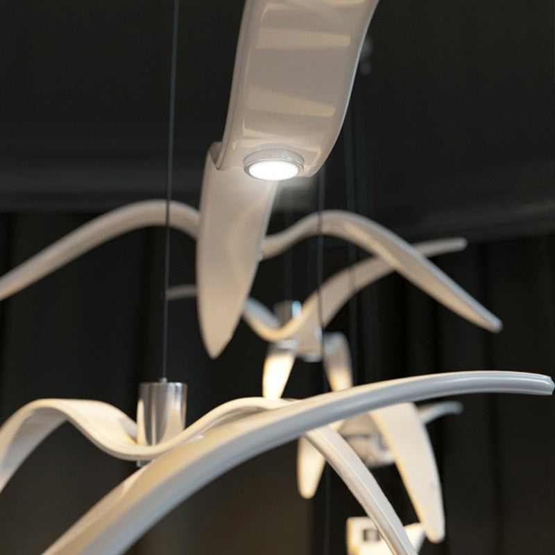 ChandeliersDecor.com-Kitchen Island-Seagulls Pendant Light: Unique Lighting Fixture