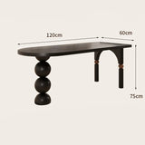 ChandeliersDecor.com-Dining Tables-Semicircle Wooden Island Dining Table