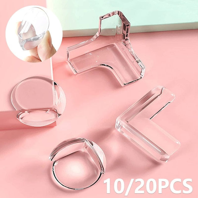 ChandeliersDecor.com-Silicone Corner Protectors for Babies and Kids - Self-Adhesive