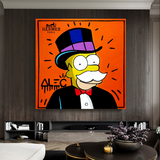 ChandeliersDecor.com-Wall Posters-Simpsons Canvas Art by Alec