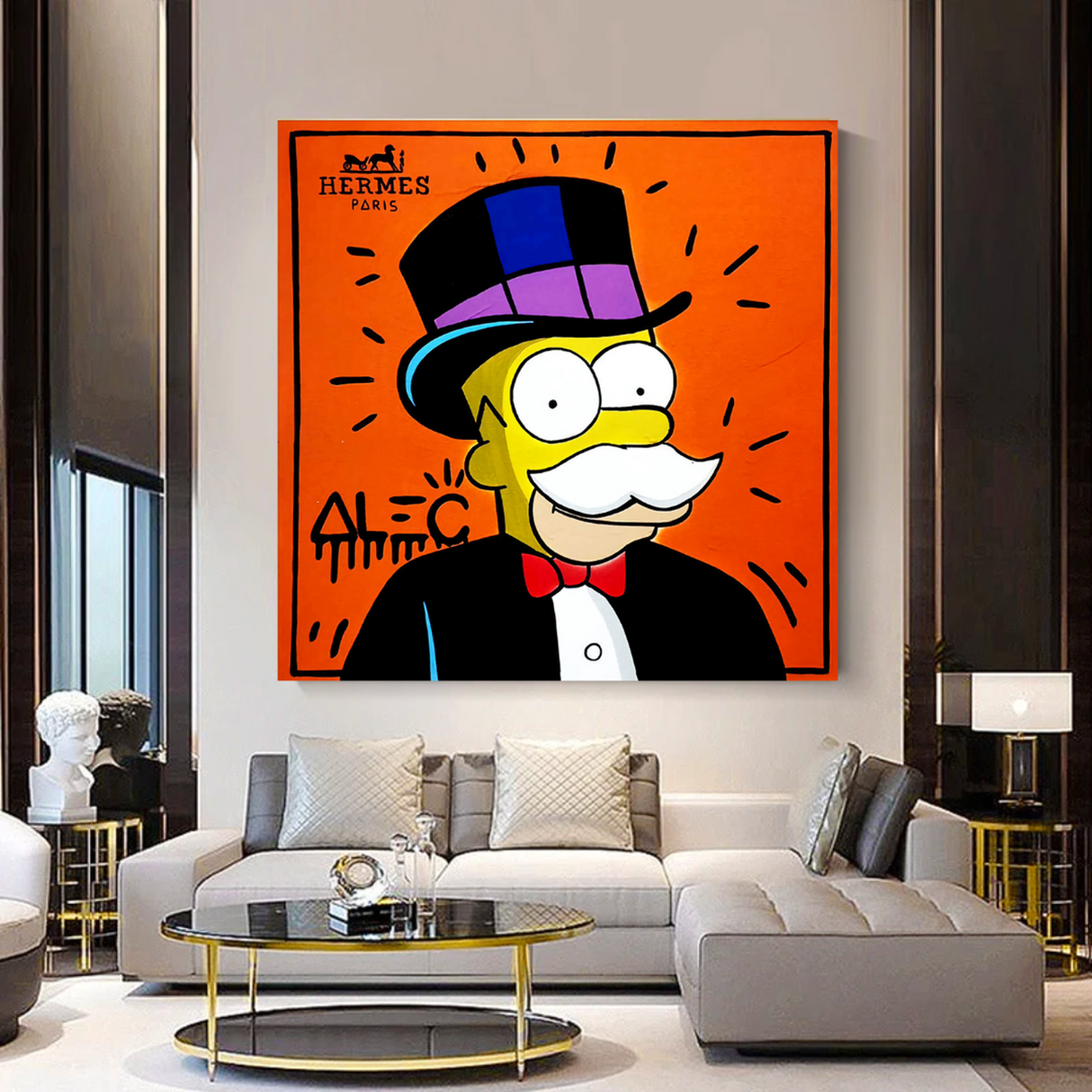 ChandeliersDecor.com-Wall Posters-Simpsons Canvas Art by Alec