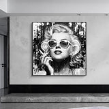 ChandeliersDecor.com-Wall Posters-Smoking: Marilyn Poster – Classic Icon on Display