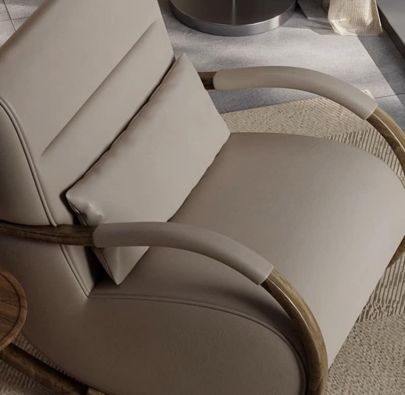 ChandeliersDecor.com-Sofa Chairs and Stools-Snail Rocking Lazy Designer Chair