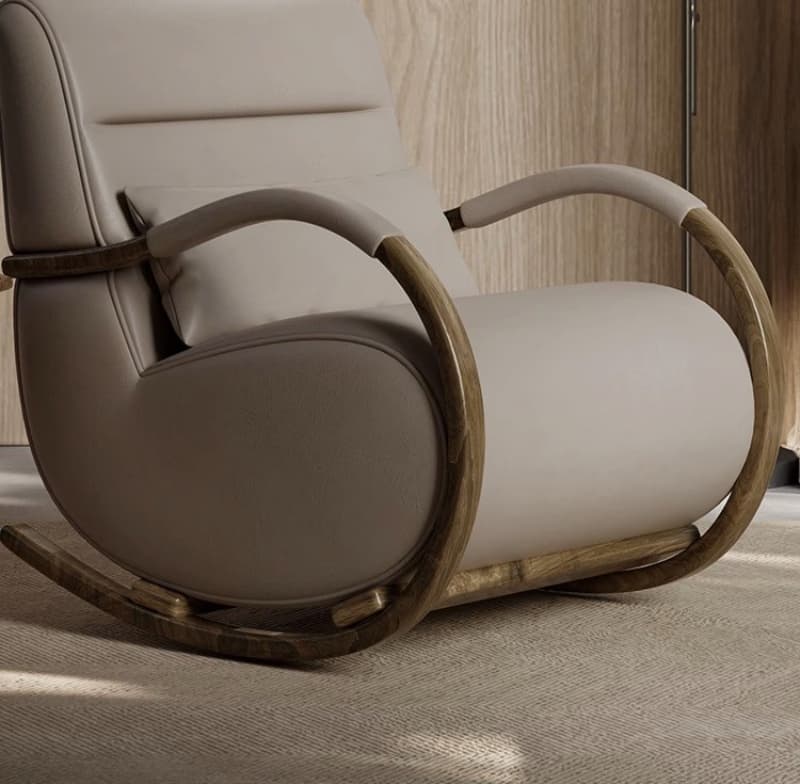 ChandeliersDecor.com-Sofa Chairs and Stools-Snail Rocking Lazy Designer Chair