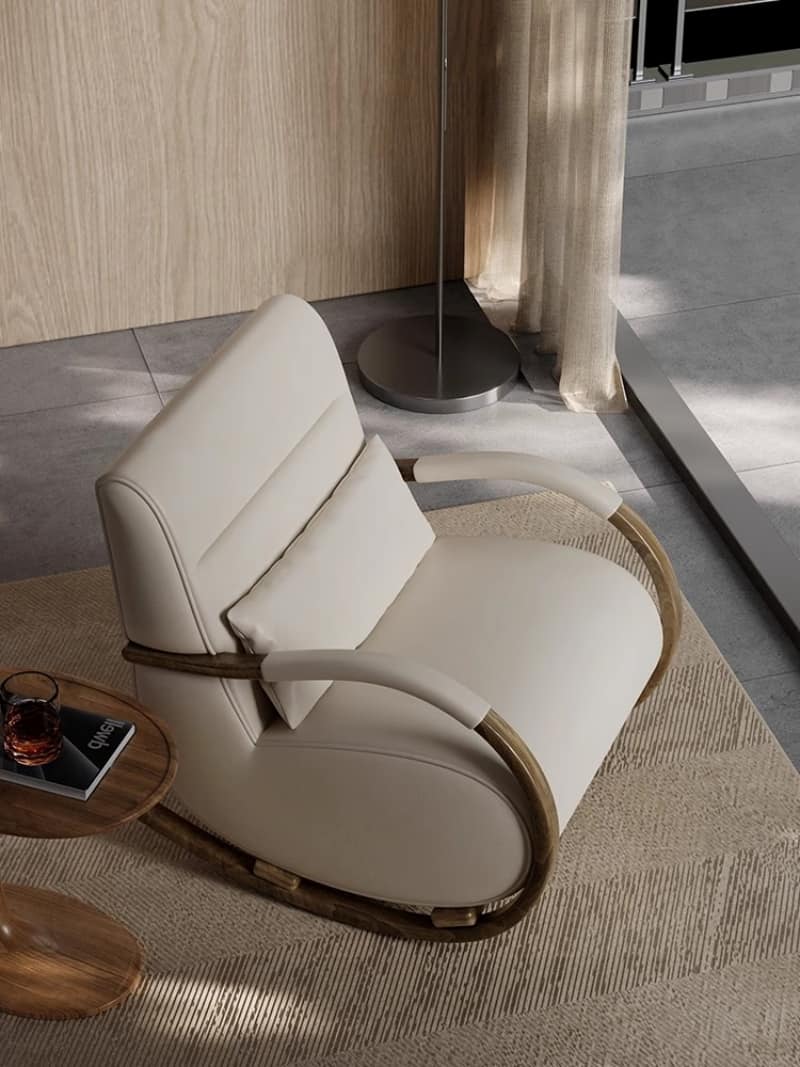 ChandeliersDecor.com-Sofa Chairs and Stools-Snail Rocking Lazy Designer Chair