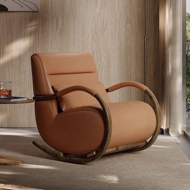 ChandeliersDecor.com-Sofa Chairs and Stools-Snail Rocking Lazy Designer Chair