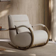 ChandeliersDecor.com-Sofa Chairs and Stools-Snail Rocking Lazy Designer Chair