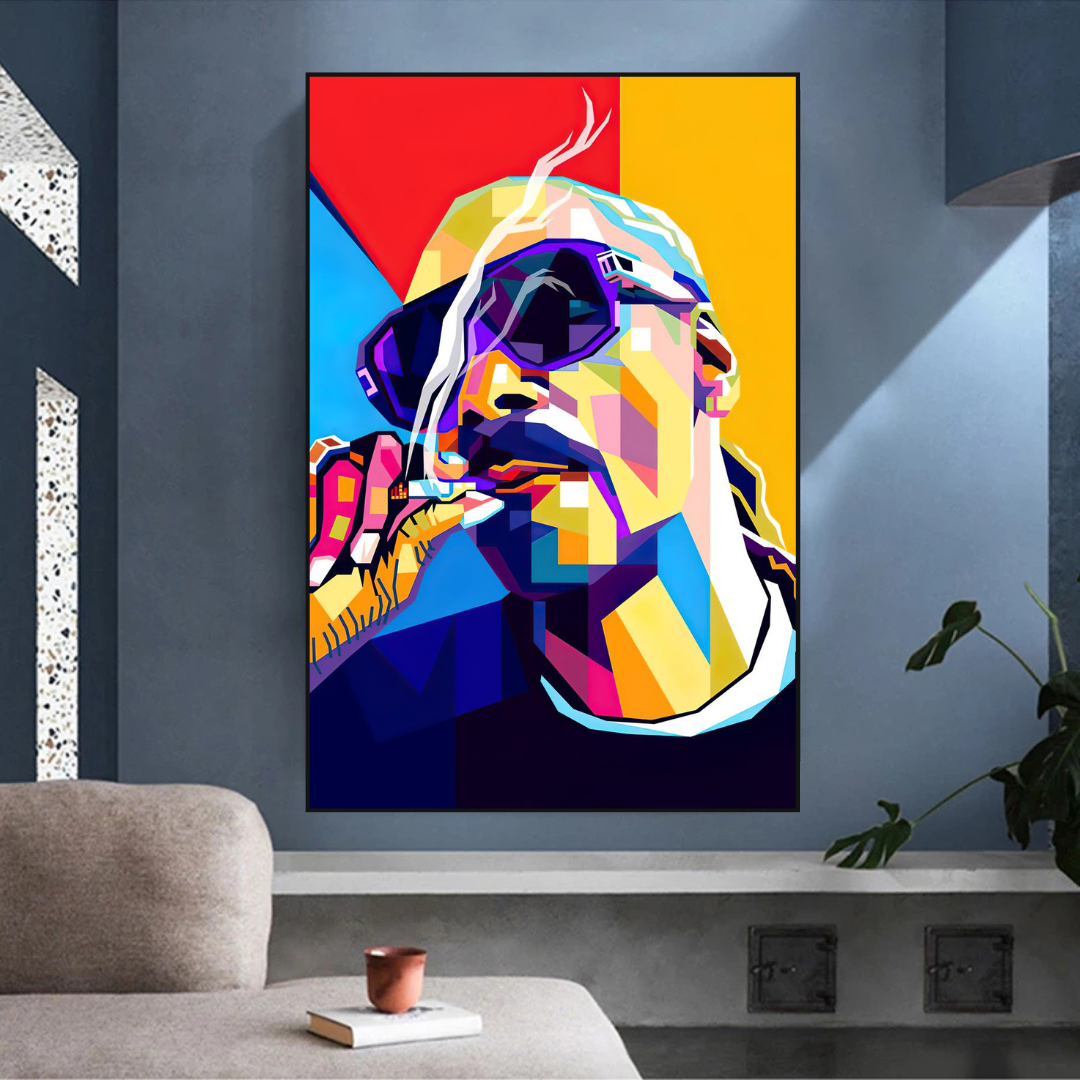 ChandeliersDecor.com-Musicians Wall Art-Snoop Famous Singer HipHop Canvas Wall Art