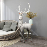ChandeliersDecor.com-Supreme Sculptures-Snow Reindeer Statue for Home Decor