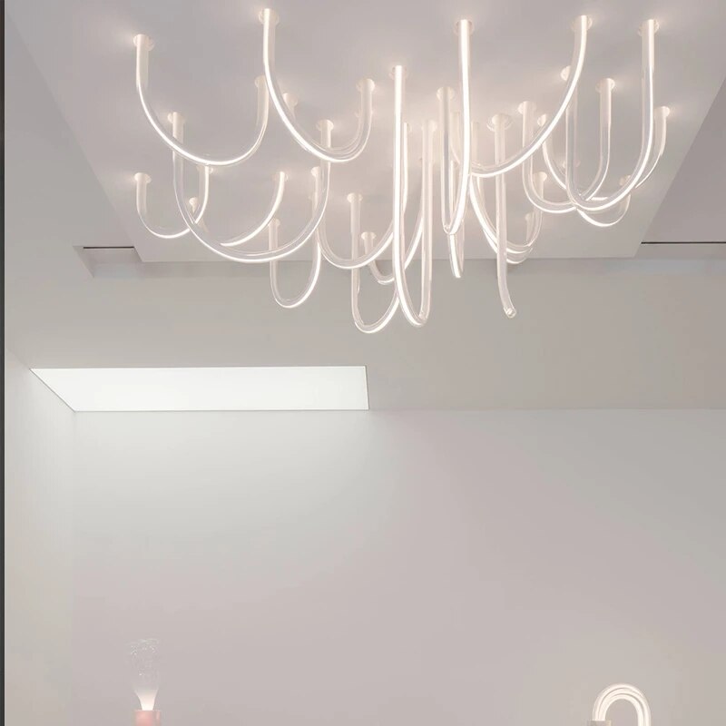 ChandeliersDecor.com-Chandeliers-Soft Hose LED Ceiling Chandelier - Illuminate With Elegance