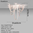 ChandeliersDecor.com-Chandeliers-Soft Hose LED Ceiling Chandelier - Illuminate With Elegance