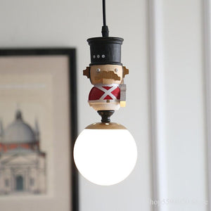 ChandeliersDecor.com-Kids Room Nursery Lighting-Soldiers Pendant Lighting For Kids Room
