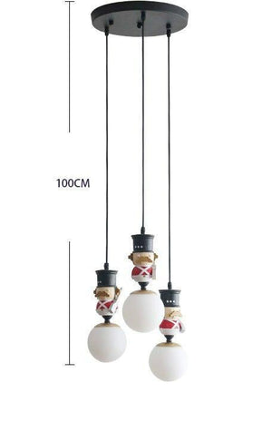 ChandeliersDecor.com-Kids Room Nursery Lighting-Soldiers Pendant Lighting For Kids Room