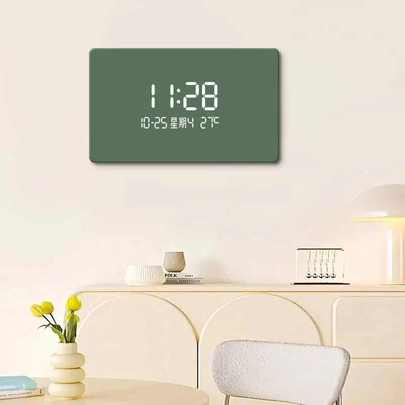 ChandeliersDecor.com-Wall Clocks-Solid Color Digital LED Wall Clock