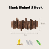 ChandeliersDecor.com-Drying Racks & Hangers-Solid Wood Clothes Hanging Wall Mounted Rack