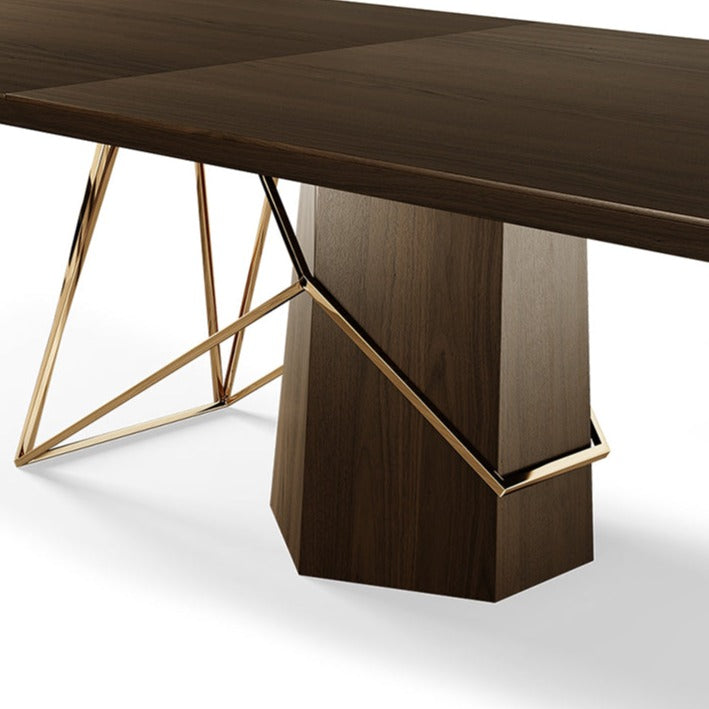 ChandeliersDecor.com-Dining Tables-Solid Wood Designer Dining Table