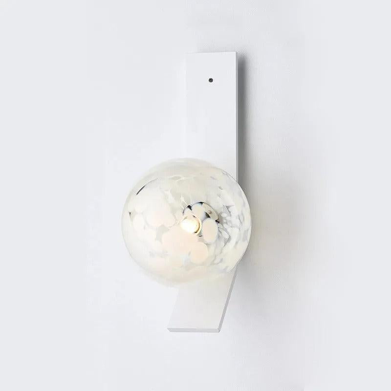 ChandeliersDecor.com-Wall Lights-Soot Glass Bedroom Bedside Wall Lamps