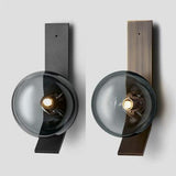ChandeliersDecor.com-Wall Lights-Soot Glass Bedroom Bedside Wall Lamps