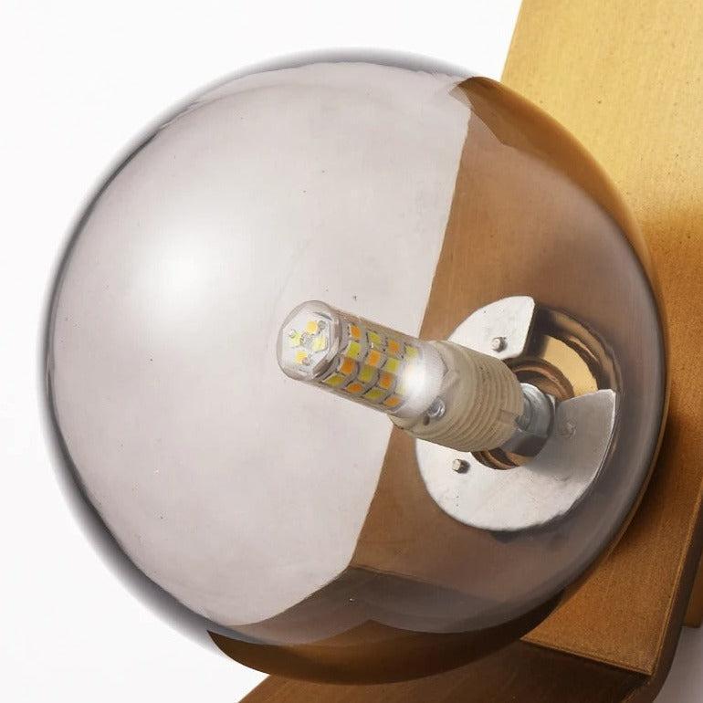 ChandeliersDecor.com-Wall Lights-Soot Glass Bedroom Bedside Wall Lamps