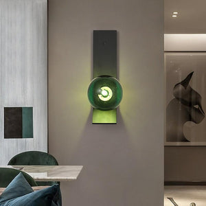 ChandeliersDecor.com-Wall Lights-Soot Glass Bedroom Bedside Wall Lamps
