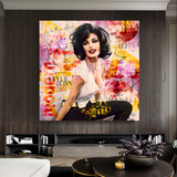 ChandeliersDecor.com-Wall Posters-Sophia Loren "Get Wild" Canvas Wall Art for Living Room, Office, and Gift: