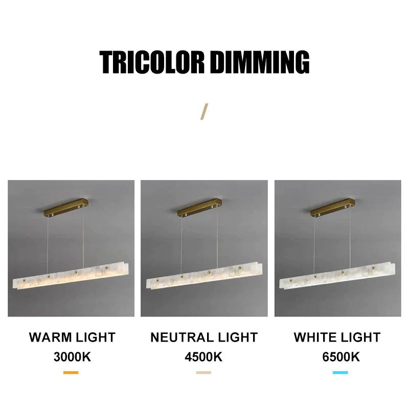 ChandeliersDecor.com-Kitchen Island-Spanish Marble LED Kitchen Island Dining Chandelier