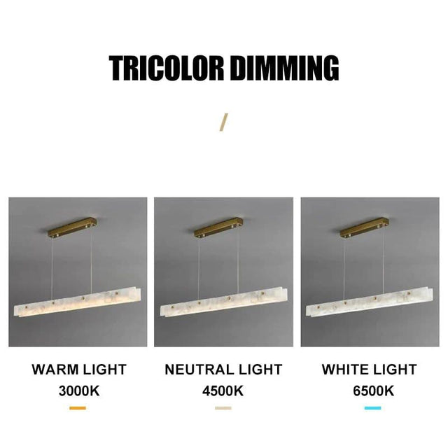Spanish Marble LED Kitchen Island Dining Chandelier-ChandeliersDecor.com