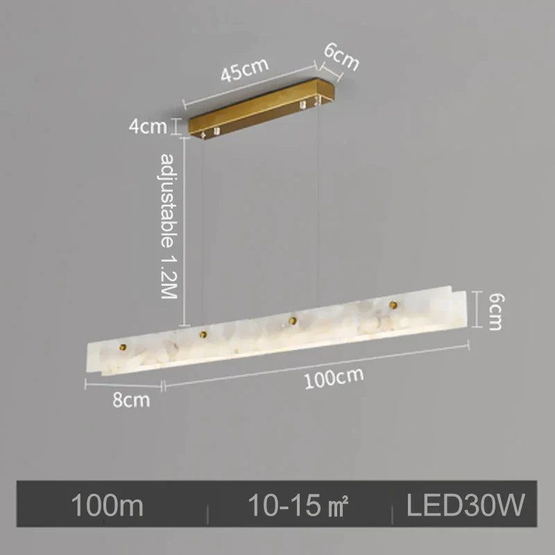 ChandeliersDecor.com-Kitchen Island-Spanish Marble LED Kitchen Island Dining Chandelier
