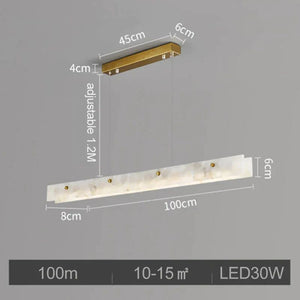 ChandeliersDecor.com-Kitchen Island-Spanish Marble LED Kitchen Island Dining Chandelier