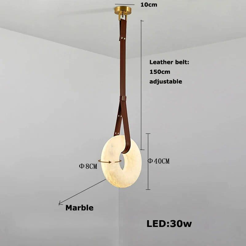 Spanish Marble Ring Lustre Chandelier Lighting-ChandeliersDecor.com