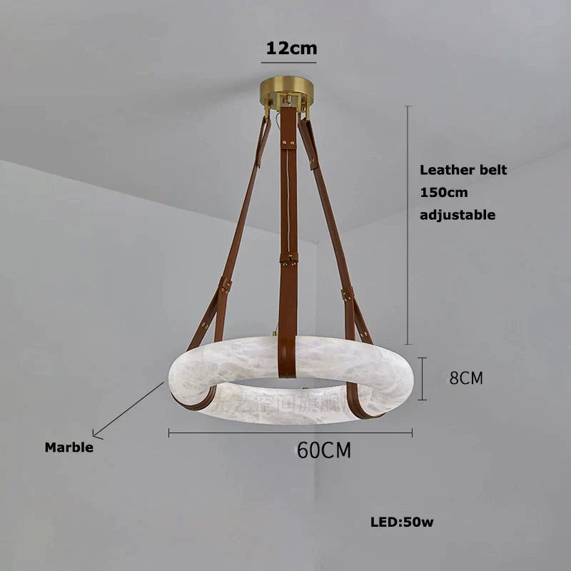 ChandeliersDecor.com-Chandeliers-Spanish Marble Ring Lustre Chandelier Lighting