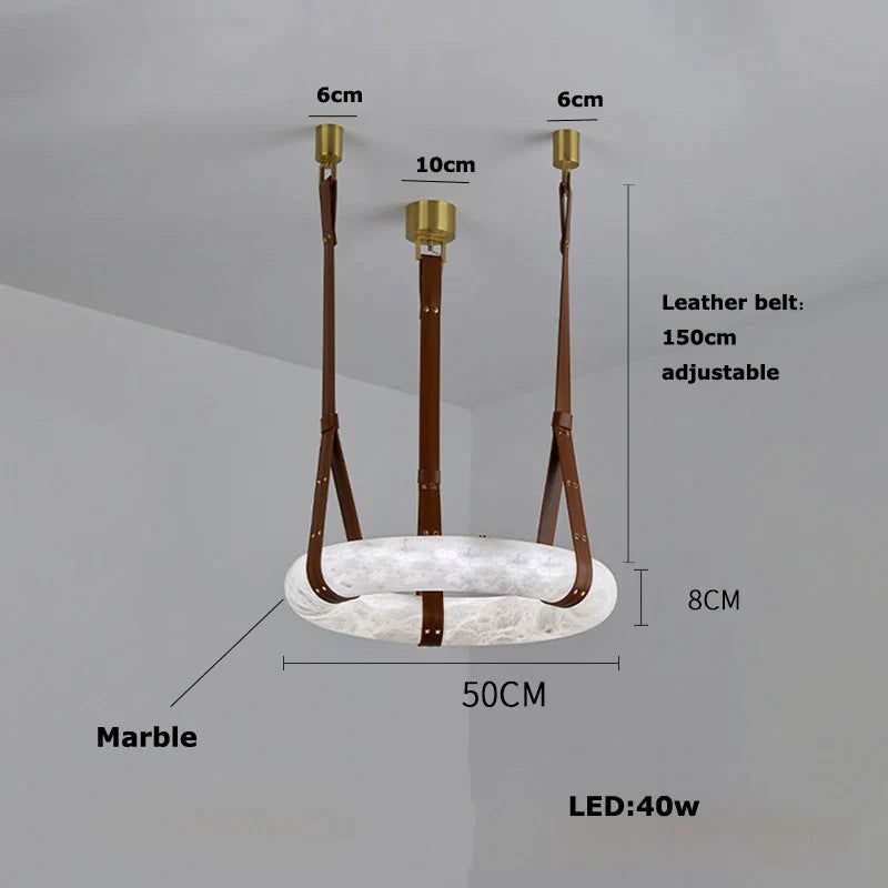 ChandeliersDecor.com-Chandeliers-Spanish Marble Ring Lustre Chandelier Lighting