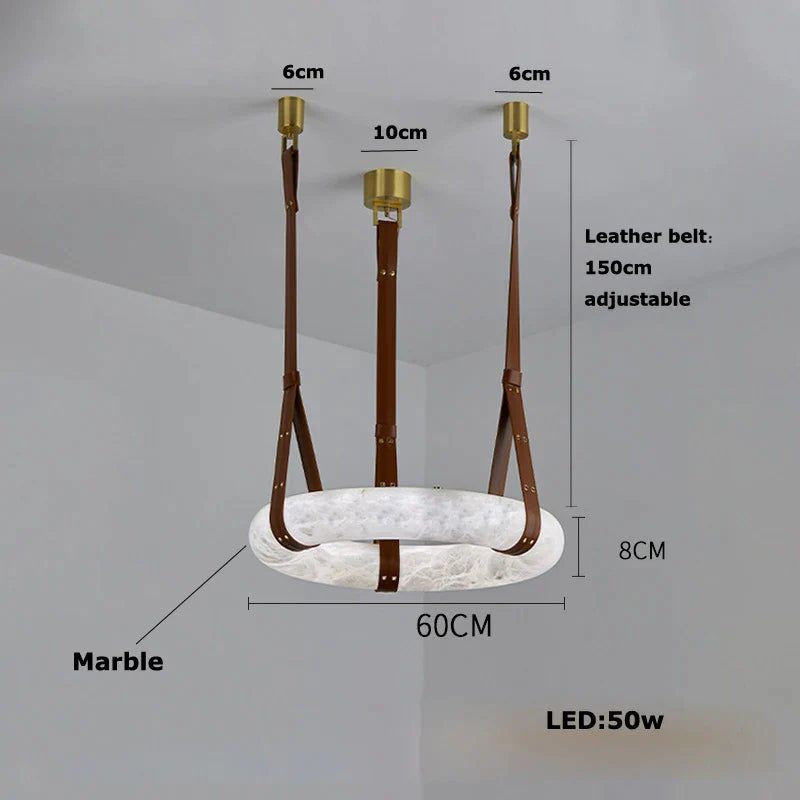 ChandeliersDecor.com-Chandeliers-Spanish Marble Ring Lustre Chandelier Lighting