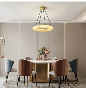 ChandeliersDecor.com-Chandeliers-Spanish Natural Marble Chandelier