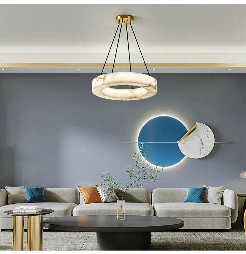 ChandeliersDecor.com-Chandeliers-Spanish Natural Marble Chandelier