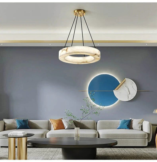 Spanish Natural Marble Chandelier-ChandeliersDecor.com