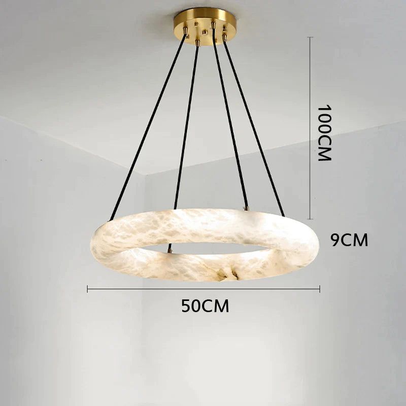 ChandeliersDecor.com-Chandeliers-Spanish Natural Marble Chandelier