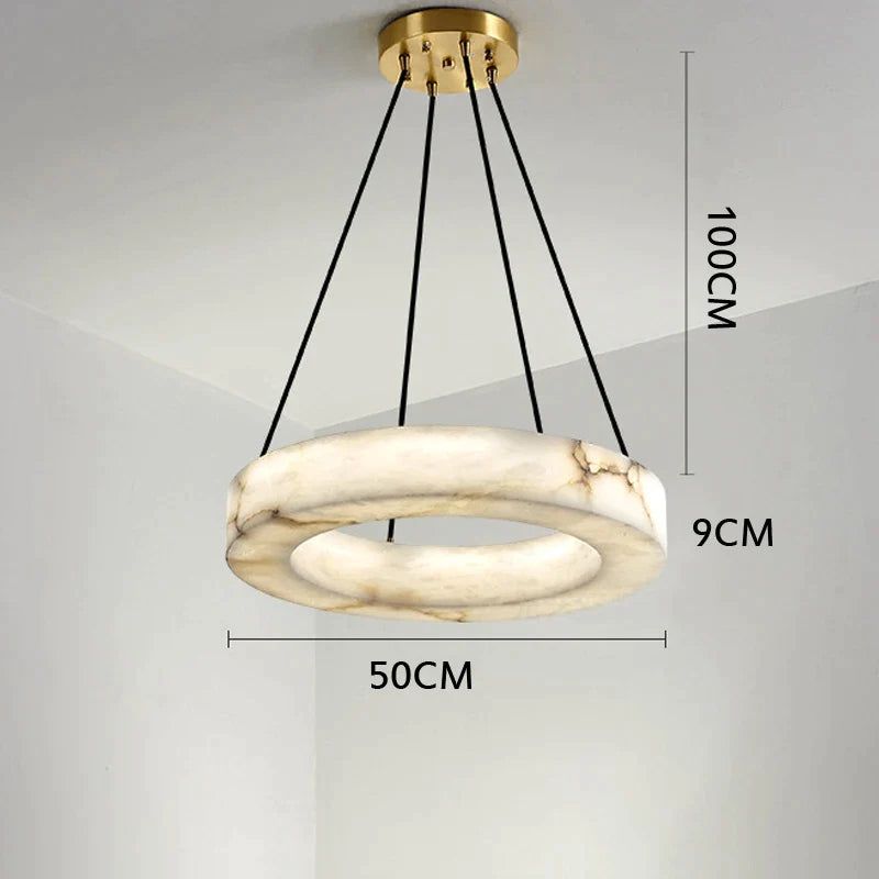 ChandeliersDecor.com-Chandeliers-Spanish Natural Marble Chandelier