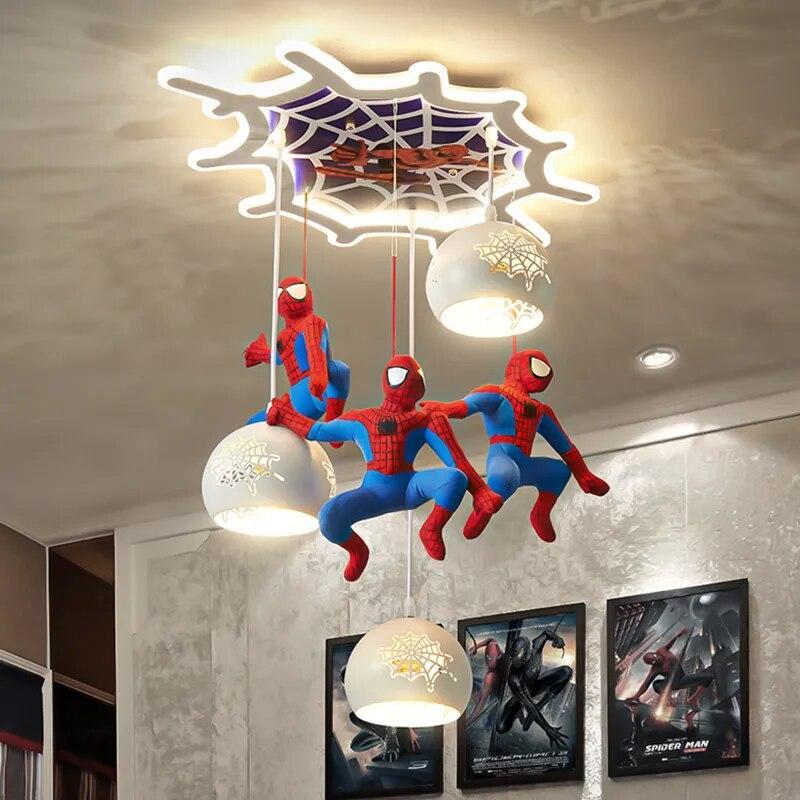 ChandeliersDecor.com-Kids Room Nursery Lighting-Spiderman LED Light for Kids Room