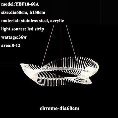 ChandeliersDecor.com-Chandeliers-Spiral Acrylic Chandelier: Illuminate with Style