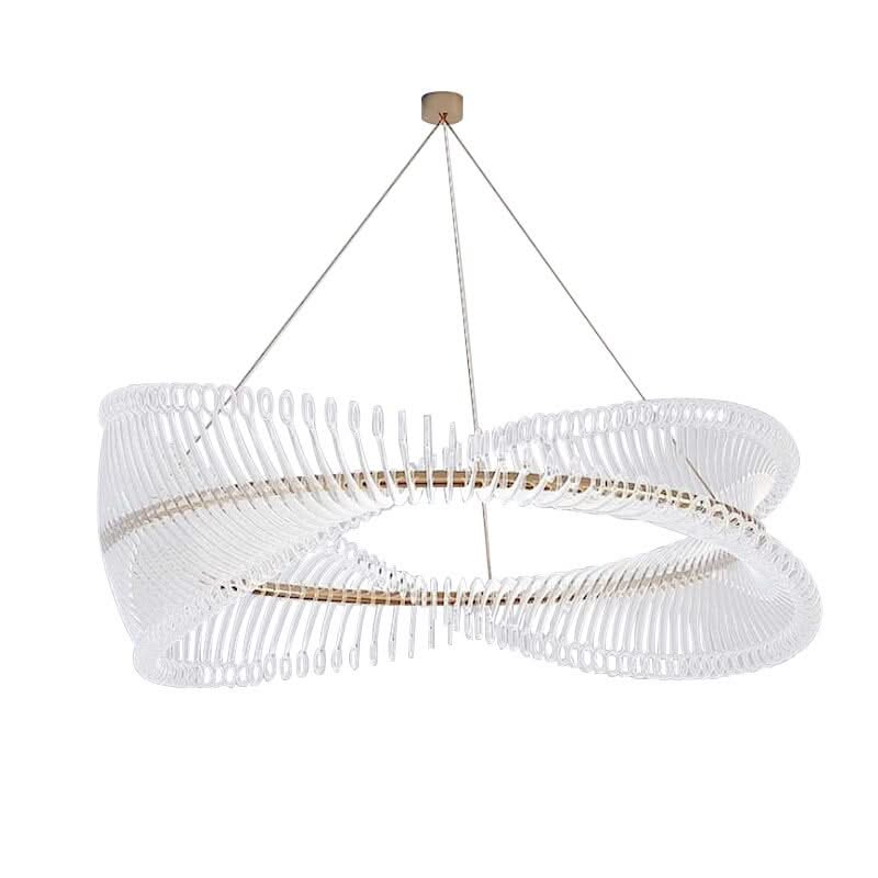 Spiral Acrylic Chandelier: Illuminate with Style-ChandeliersDecor.com