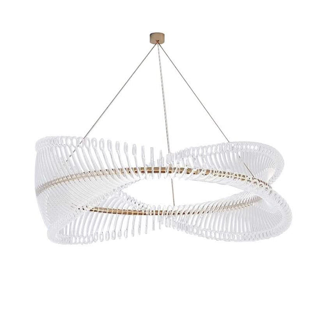 Spiral Acrylic Chandelier: Illuminate with Style-ChandeliersDecor.com