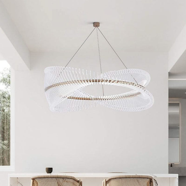 Spiral Acrylic Chandelier: Illuminate with Style-ChandeliersDecor.com