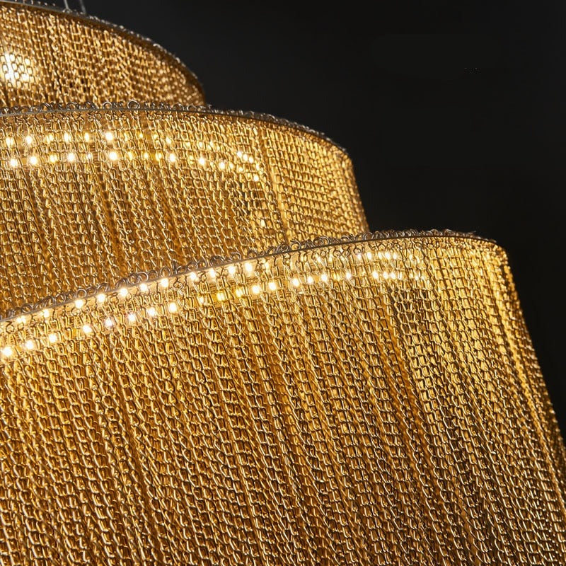 ChandeliersDecor.com-Staircase Chandelier-Spiral Chandelier Chain: Quality and Versatile Solution