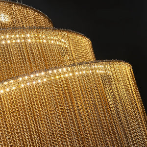 ChandeliersDecor.com-Staircase Chandelier-Spiral Chandelier Chain: Quality and Versatile Solution
